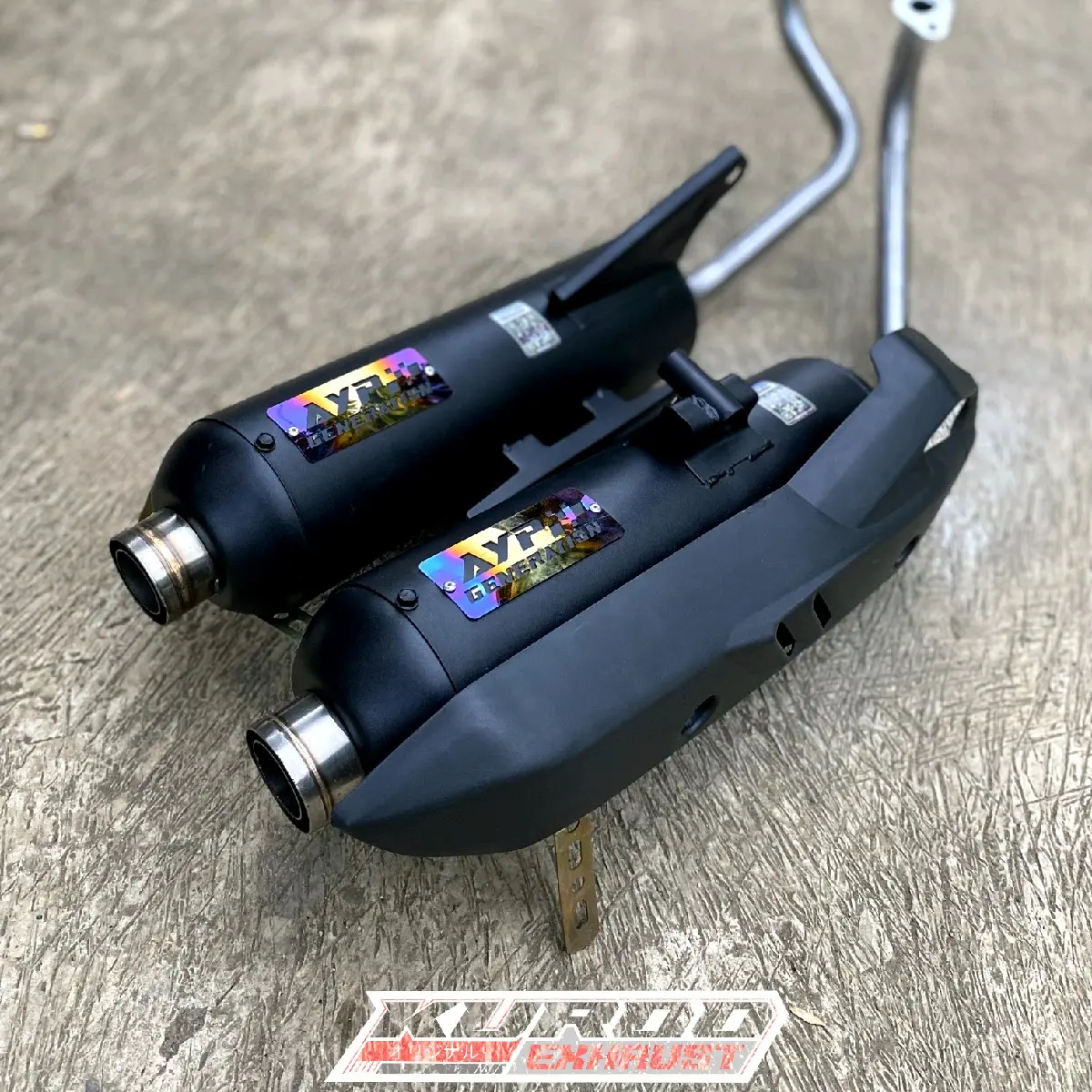 Knalpot Moncong Shijiro Original AYP GENERATION Full Sistem Tameng Airblade New Request Sarteng Sarbor Sarful untuk Sepeda Motor