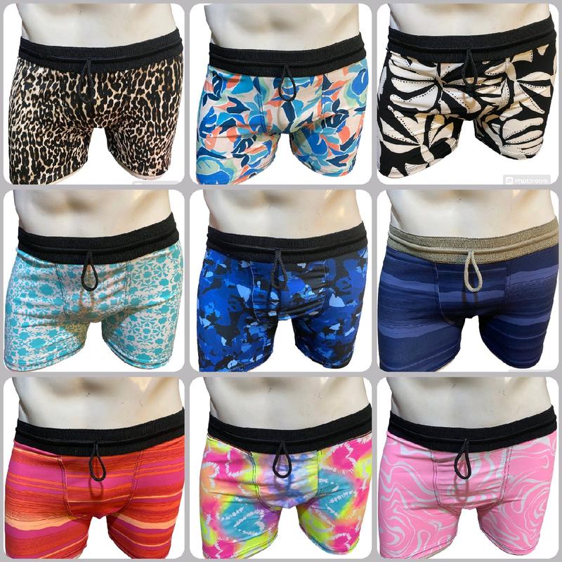 PAKET USAHA 3lsn Celana Dalam Boxer Pria CD BOXER  Kekinian Motif Katun Cowok Remaja Dewasa 0