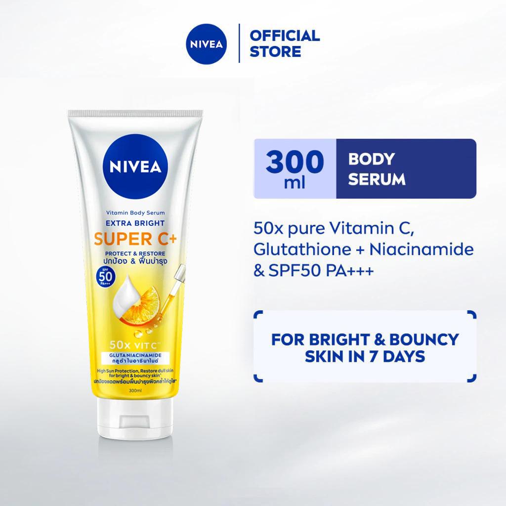 NIVEA Body Super C+ Vitamin Serum SPF 50 / Body Moisturizer / Hand ...