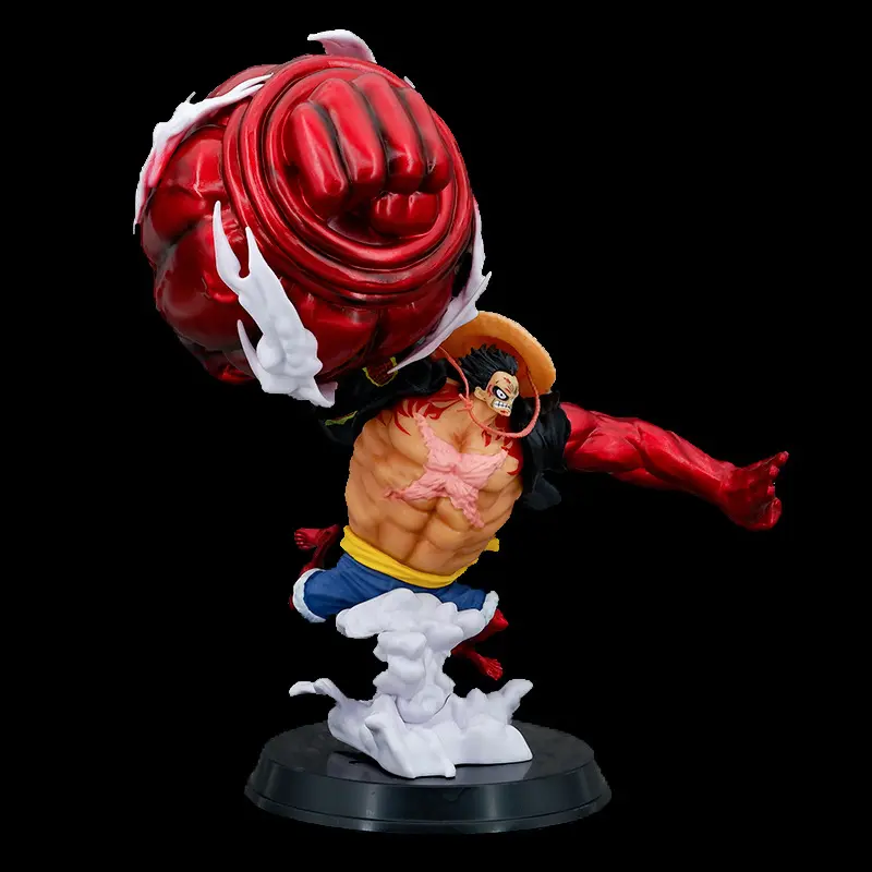Action Figure One Piece Luffy Gear 4 Boundman King Kong Gun 4