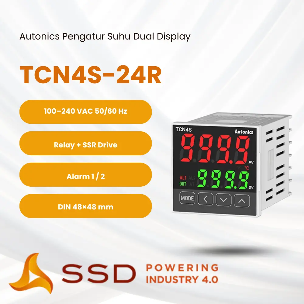 Autonics TCN4S-24R Temperature Controller / Pengatyr Suhu