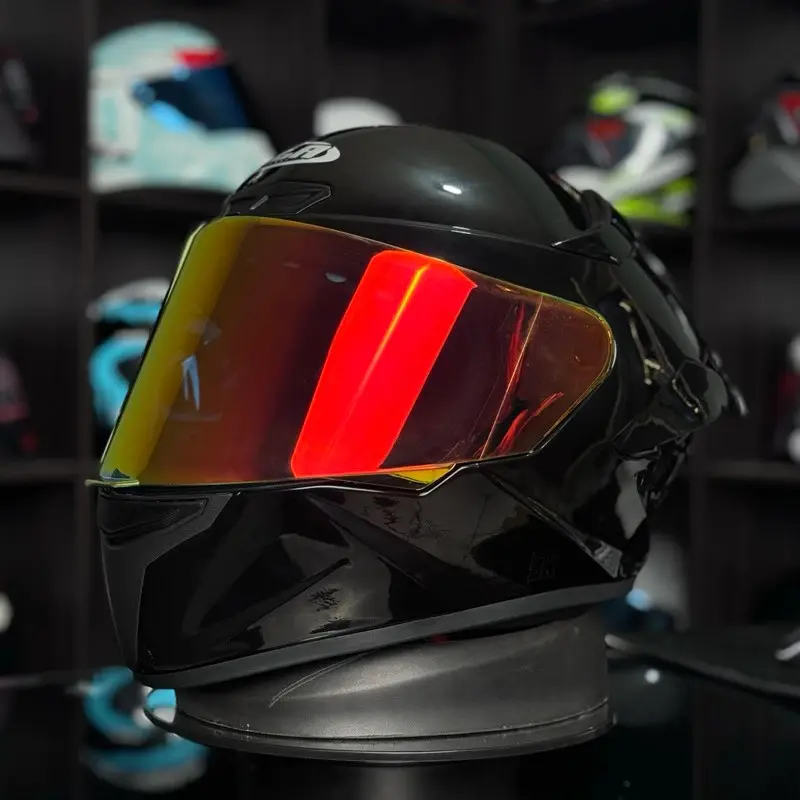 Helm Mla Crypton Full Face Terbaru Solid Grey Dof Kaca Visor Iridium silver/Helm Full Face Mla Original MLA 6