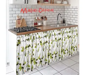 GORDEN KOLONG DAPUR MINIMALIS SIZE 100X70 CM FREE TALI Katun  Jendela Aestetik Curtain