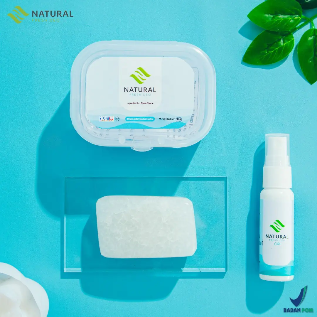 Natural Fresh Deo STONE Deodorant Tawas Ketiak