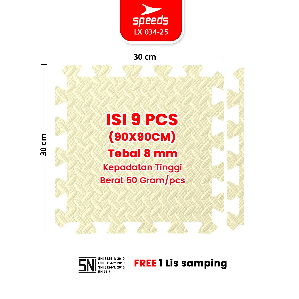 -25 KREM 30x30x0.8cm