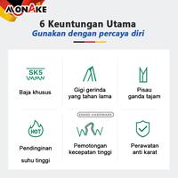 Gambar MONAKE Gergaji Potong Kayu 18inch Mata Original Germany Tangan Graji Geraji Potong Handsaw Untuk Kayu / Triplek / Pipa PVC / Gypsum MS-J18 - 18 inch dari Monake Professional Store Kota Administrasi Jakarta Barat 3 Tokopedia