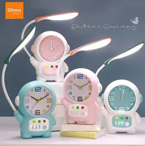Olimo Alarm Clock Table Lamp - Lampu Meja Jam Alarm Anak Edukasi