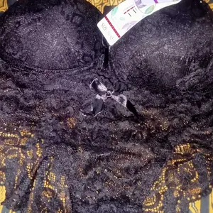 Set Bh dan Celana seksi impor busa tebal cup B Bahan premium setelan Bra wanita motif