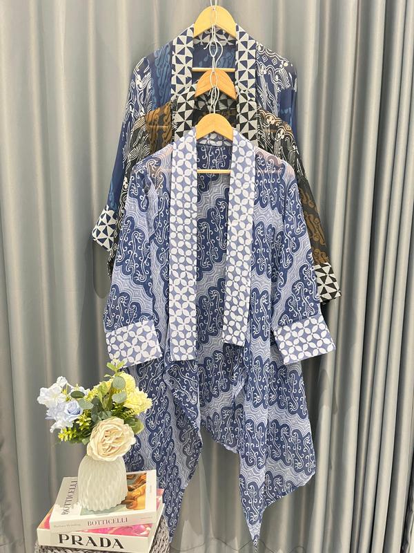 Cardigan batik Modern Style Fit moscrap material 2