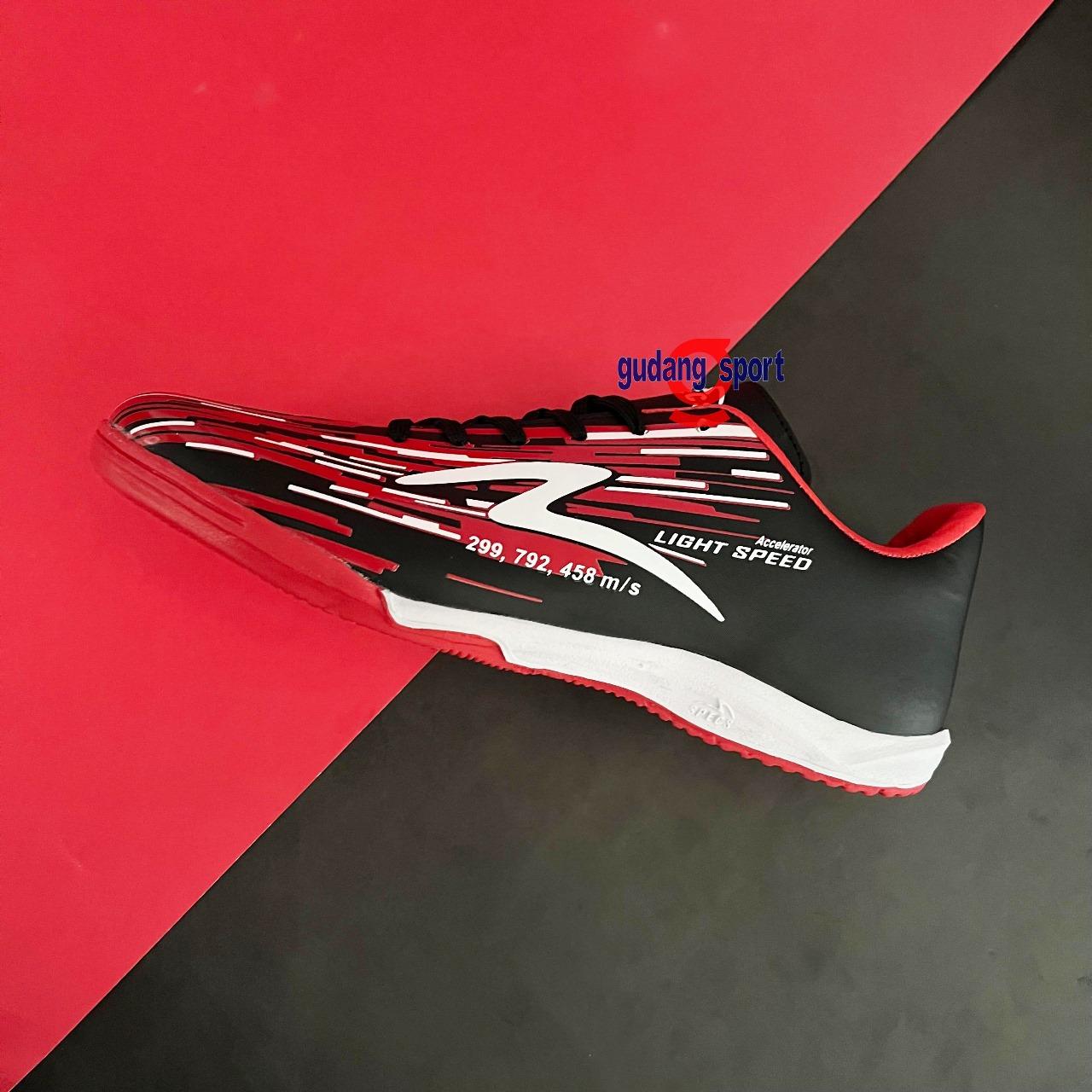 Sepatu Futsal Lightspeed Reborn Hitam Gold Bahan Bagus Bisa COD DiTempat