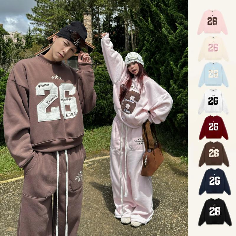 AB HOUSE - Áo sweater 26 form rộng thời trang nam nữ