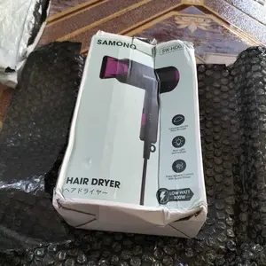 [Official Original] SAMONO SW-HD03 Hair Dryer 3 Kecepatan Dengan Angin Dingin dan Hangat Blue Light ION Negatif 300 Watt Bisa Dilipat Pengering Rambut Hairdryer HD03 HD 03- GARANSI 1 TAHUN
