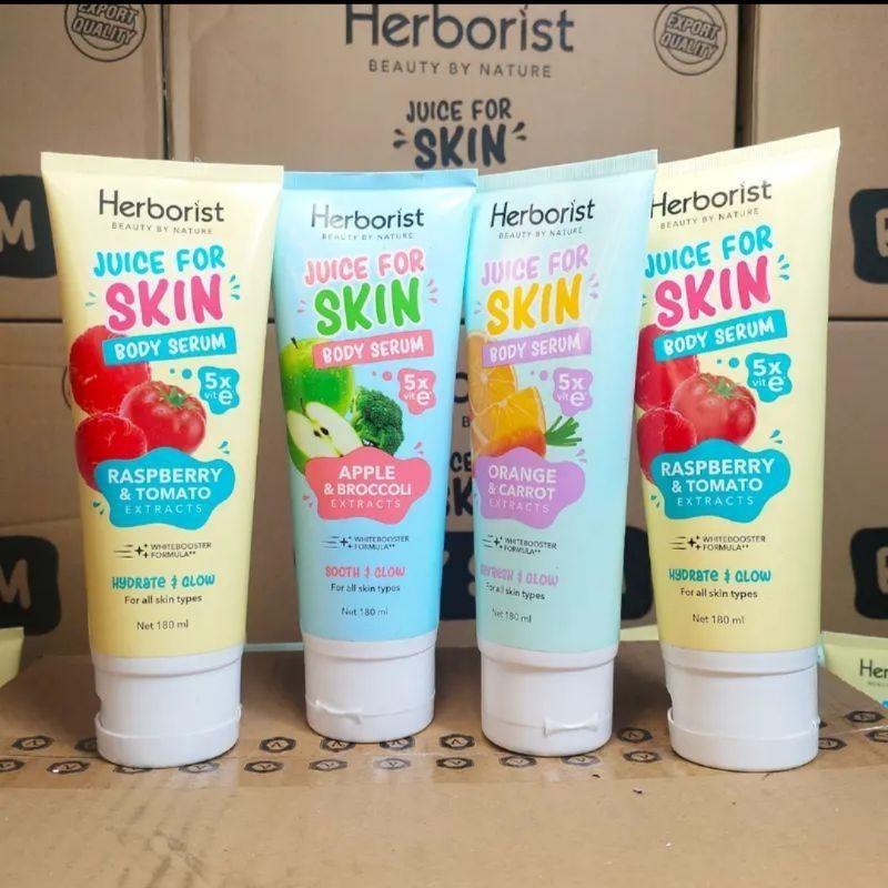 1PCS HERBORIST JUICE FOR SKIN BODY SERUM 180ML/ HANDBODY Lotion UNTUK SEMUA JENIS KULIT Mencerahkan Tubuh 4