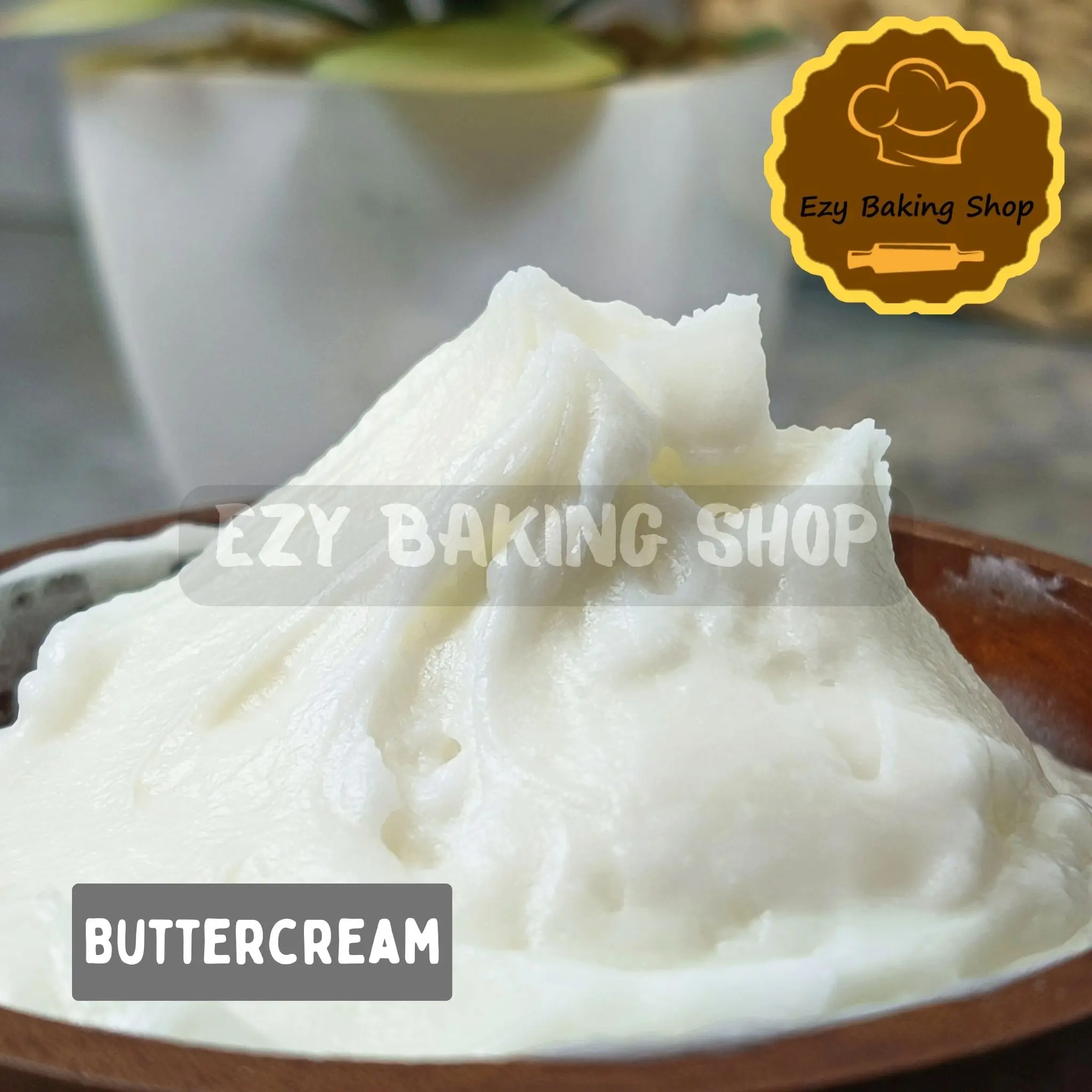 Buttercream Siap Pakai 250gr - HALAL Butter untuk frosting kue