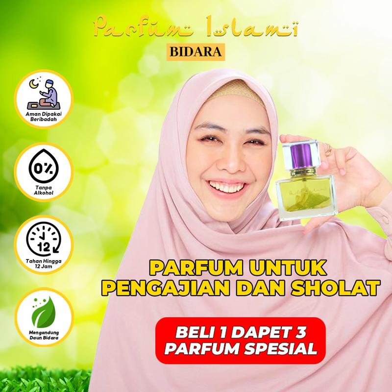 PROMO PARFUM ISLAMI BIDARA Perfume PAKET ISI 3 Dapat Varian Wangi Bidara, Saffron dan Crystal Rose 8
