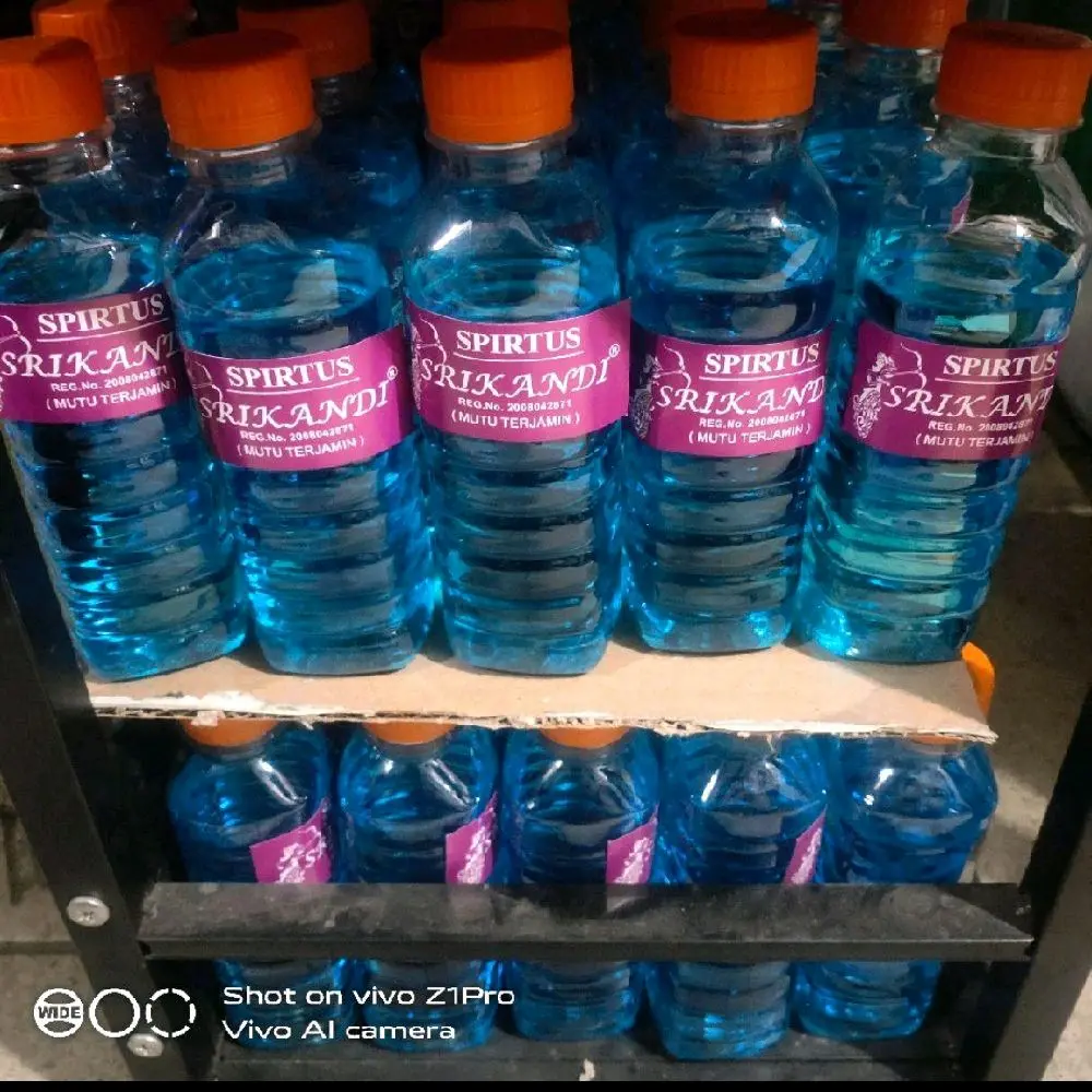 Spirtus botol biru Srikandi 200ml. harga hemat kualitas premium. Terbaik