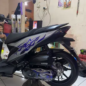 Striping Sticker CVT All Beat / Vario Dengan Desain Api Arai Variasi Terbaru