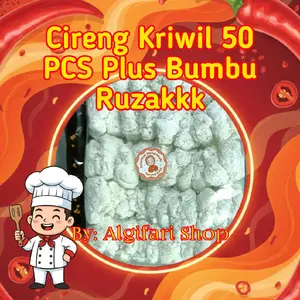 [Khusus Pulau Jawa] Cireng Kriwil Isi 50 Pcs Plus Bumbu Rujak Asam Manis
