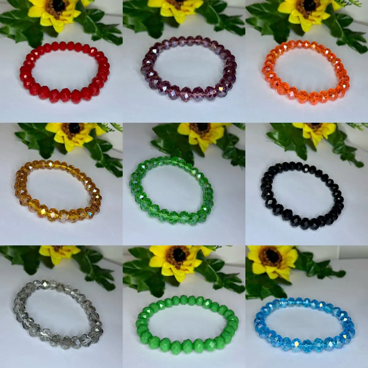 Gelang Kristal Ceko Polos Termurah - Model Kekinian - Bracelets