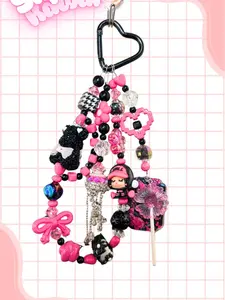 BAGCHARM SUPER KAWAI Kualitas Premium Karakter Lucu Cocok untuk Bagcharm Strap Phone Hiasan Koleksi DIY Tambahkan Sentuhan Unik pada Tas Anda