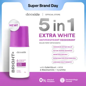 [Pre-Order] Deoxide Antiperspirant Deodorant Roll On BRIGHT+ For Brightening