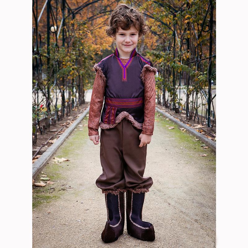 Ice Catcher Christopher Boy Movie Character Prince Halloween Theme Party Dress up Play Costume 2