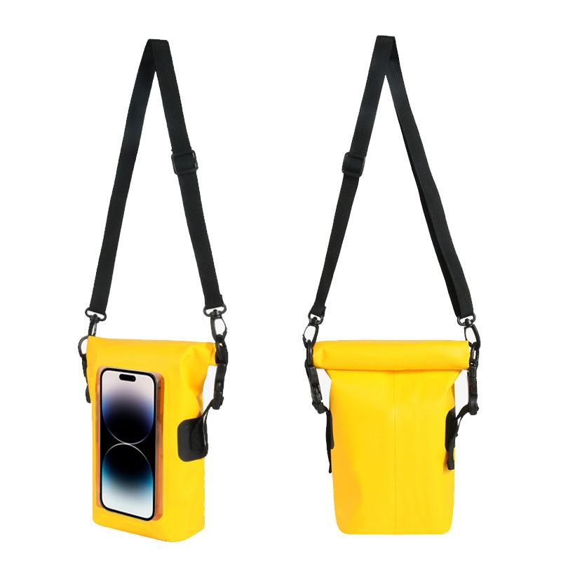 Product Introduction of Outdoor mobile phone water-proof shoulder bag waterproof Drybag seaside beach swimming drifting 2L crossbody bag fashion PVC waterproof bag bag 14