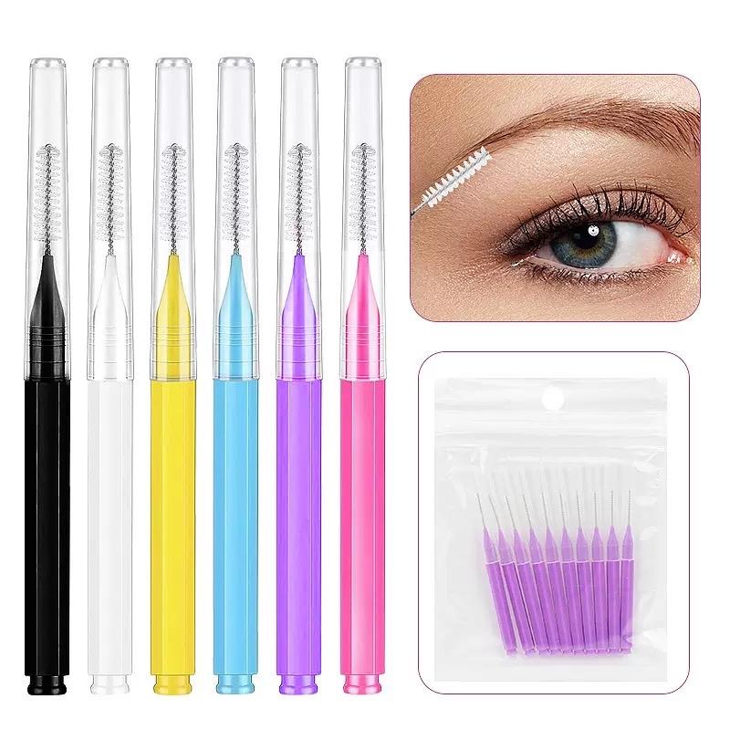  Cọ lược chải mi  chuốt mi  chải thẳng mi uốn  lông mày mini _dụng cụ uốn mi Cosmetic Trang Điểm 
