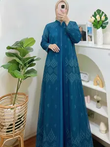 Gamis Pesta Tile Sapto Mix Satin Cristal Premium Elegan Anggun Desain Modern Cocok untuk Acara Pesta Kualitas Real Pick