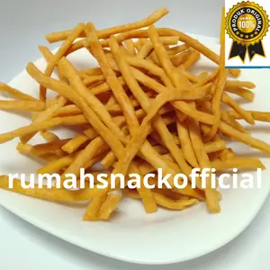 Cheese stik Bawang Snack Gurih 250g - Chese Stik Bawang Food Cemilan Pedas Keripik