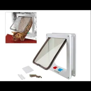Ready!! PINTU Kucing Anjing Flap Door Magnetic 4 Ways