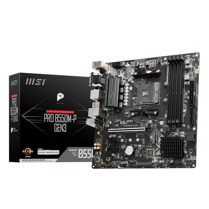 Gambar MSI PRO B550M-P WIFI6E | Motherboard AMD B550 AM4 DDR4 mATX dari STAR17 COM Kota Administrasi Jakarta Selatan Tokopedia
