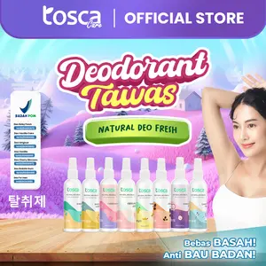 TOSCA Natural Deodorant Spray 100ml deodorant tawas alami all varian
