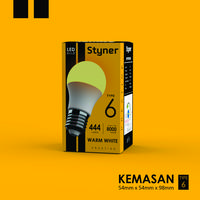 Gambar Lampu LED A BULB STYNER TIPE 6 KUNING dari 56 Mart Official Kota Surabaya 2 Tokopedia