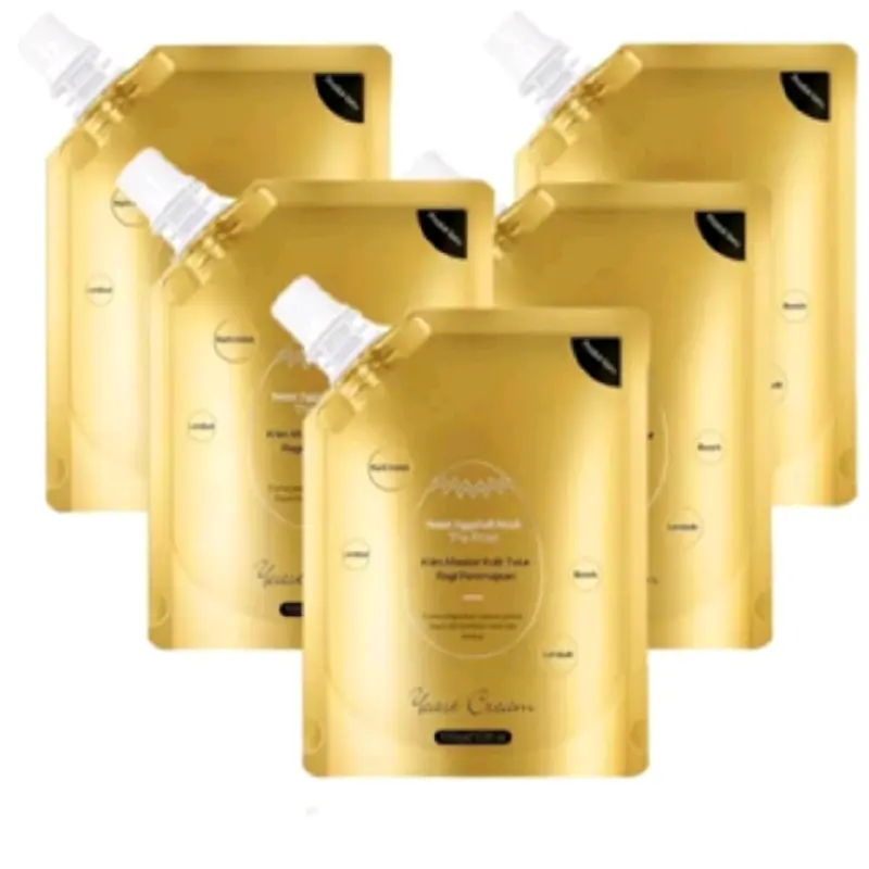 Masker Gold Retinol Huasurv Kosmetik Perawatan Wajah berminyak face mask kusam whitening pelembab maskerwajah bruntusandankusam Hyaluronic muka egg 4