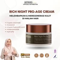 Gambar Amura Rich Night Pro-Age Cream Wajah 5x Ceramide untuk Revititalisasi & Hidrasi Kulit Dewasa (30g) c2 dari Amura Skincare Kab. Lumajang 1 Tokopedia