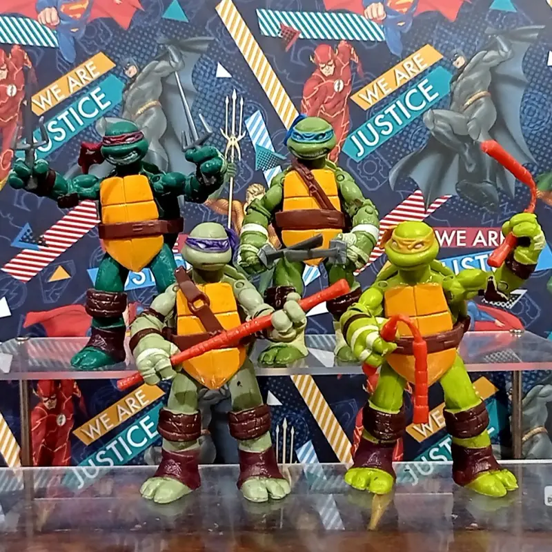 Action Figure Ninja Turtles Set isi 4 Mainan Kura Kura Ninja TMNT 0