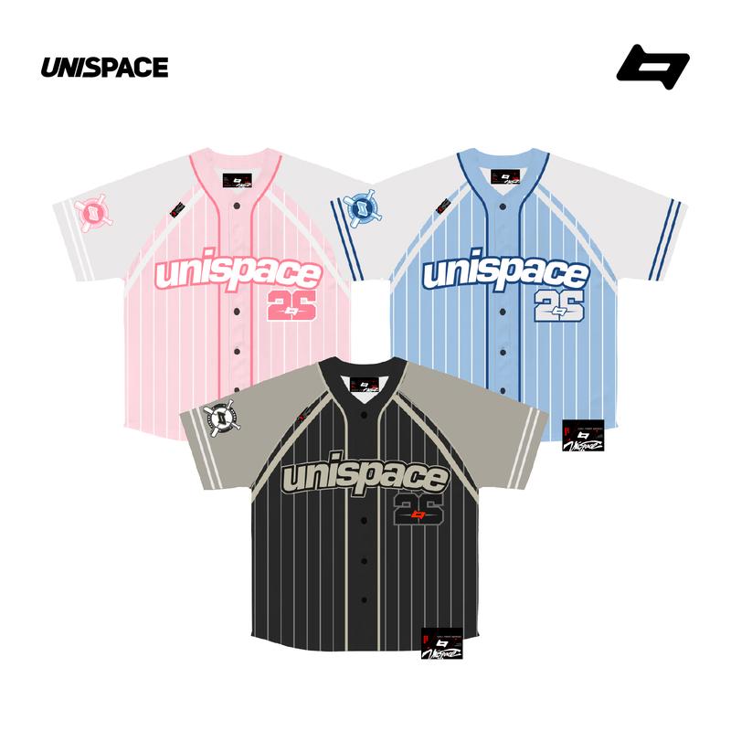 Áo bóng chày thêu đắp da brand By UniSpace tay lỡ form unisex nam nữ Winner