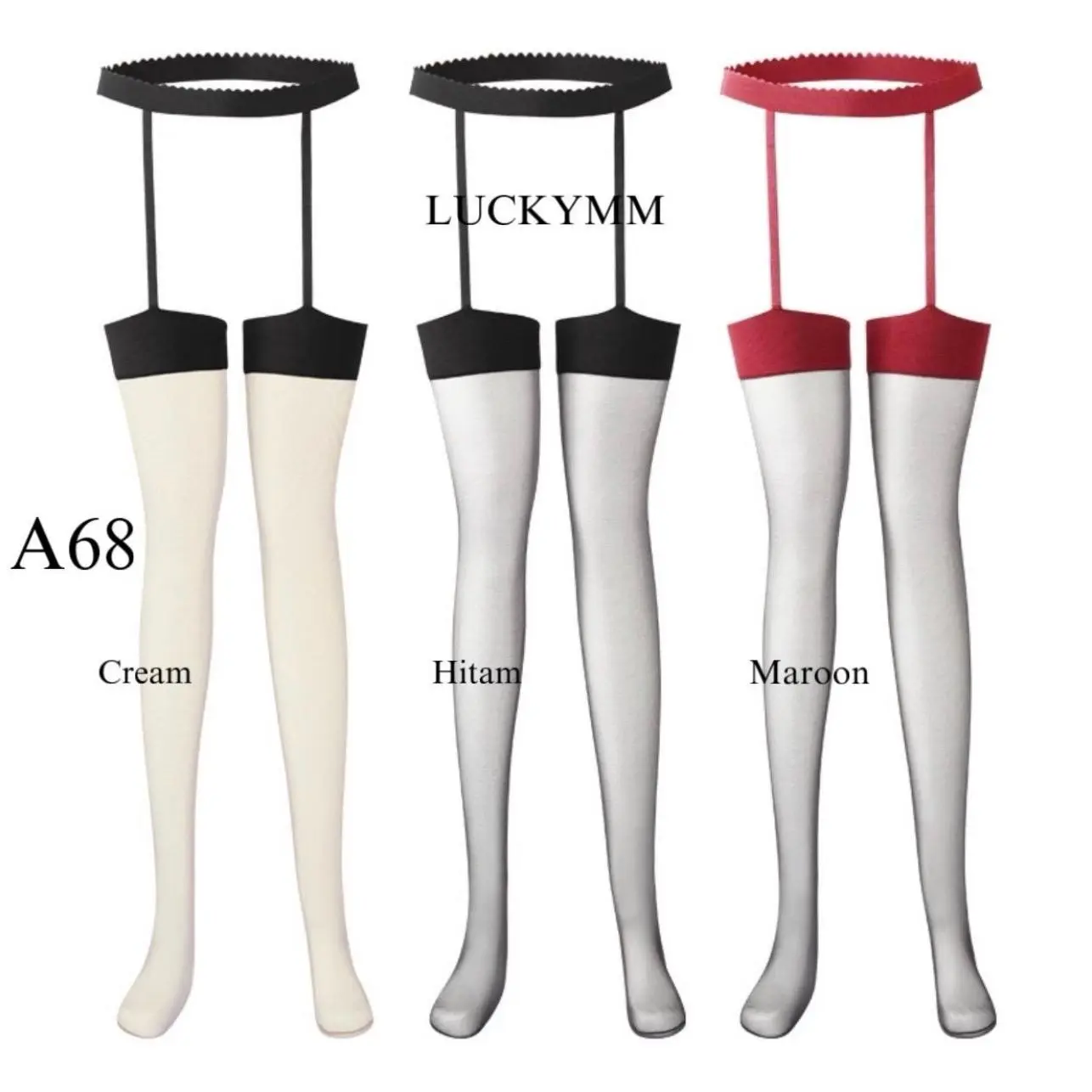 LuckymmGirls - Kaos Kaki Wanita St0ck1n9