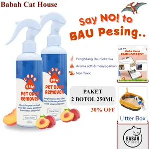 LOVE PAW PENGHILANG BAU PESING pet odor remover kucing anjing hewan peliharaan semprotan pengharum kandang
