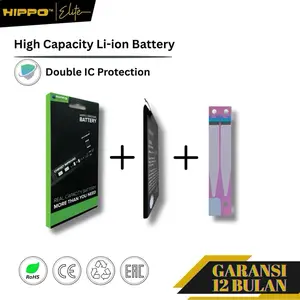 Hippo B-G7 Baterai Compatible With VIV0 Y11 / Y12 / Y15 4G / Y17 4G / Z1 PRO / Y12I 5000mAh Batt Batre Batere Batrai Battey Baterai + Stiker Lem Adhesive