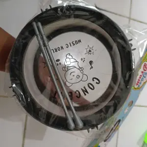 ( BISA COD ) PROMO Mainan Jazz Drum Single Set Lokal / Mainan Anak Alat Musik Mini Drum / Mainan edukatif anak Murah / Mainan Anak Laki Laki / Mainan Anak Perempuan SNI