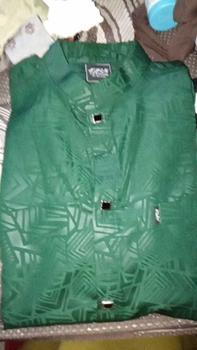 Product Review of Kemko sultan atau  Koko tangan pendek  Atasan Pria Dewasa motif etnik depan kancing vareasi bahan  Katun embos berkualitas terbaik Nyaman di pakai Baju Hitam from N**l a**a ** 1