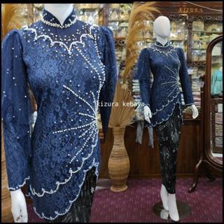 Kebaya Atasan Wisuda Karina Mutiara Tanam Lace Full Puring Kondangan 1