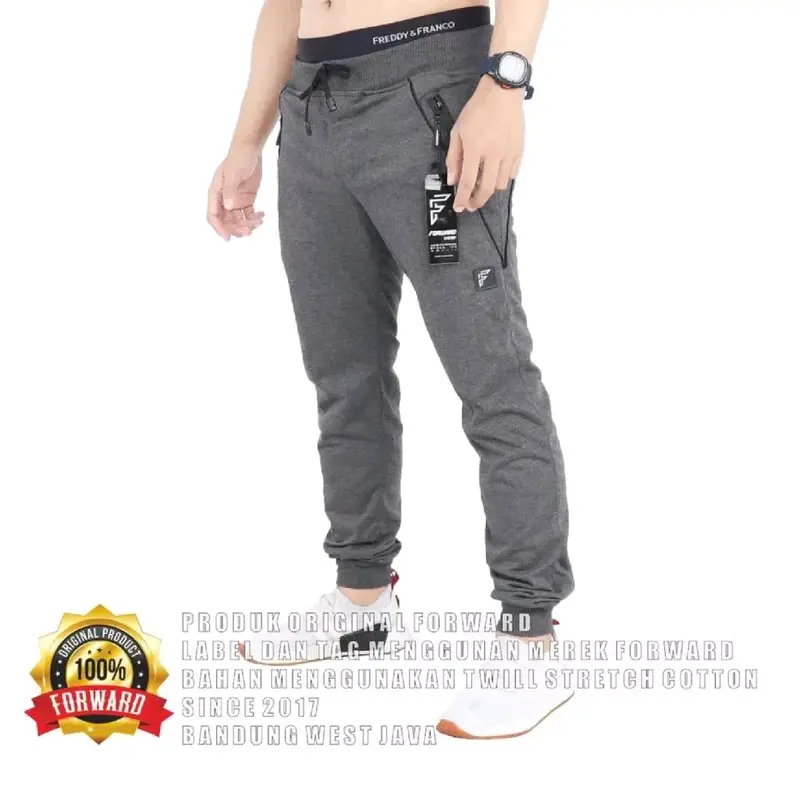 Celana Jogger Pria Wanita Babyterry Panjang Celana Joger Training Forward System 0