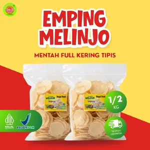 EMPING MELINJO SUPER TIPIS ASLI LIMPUNG 500 GR Food Kering Cemilan