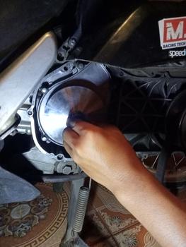 Product Review of PULLEY MIO M3 CUSTOM 1 SET BUBUT + KEROK JALUR PART ORIGINAL PULI KODE (2SX). INTER LOCK from ⠀**ᅠ 1