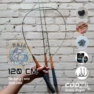 Raja Pancing - Joran lentur 120cm ( 2 warna )