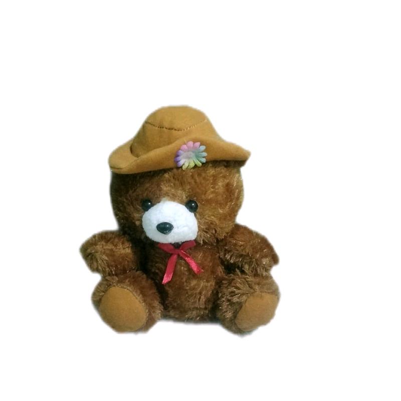 Boneka Bear Topi Lucu Imut Murah Toys Hadiah 2