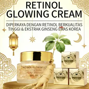 【Kupon Rp2K BABEFOX】– Krim Wajah Retinol & Ginseng Emas – Krim Pencerah & Anti-Aging, Melembapkan, Menghaluskan, dan Mengencangkan Kulit – BPOM NA18250113616